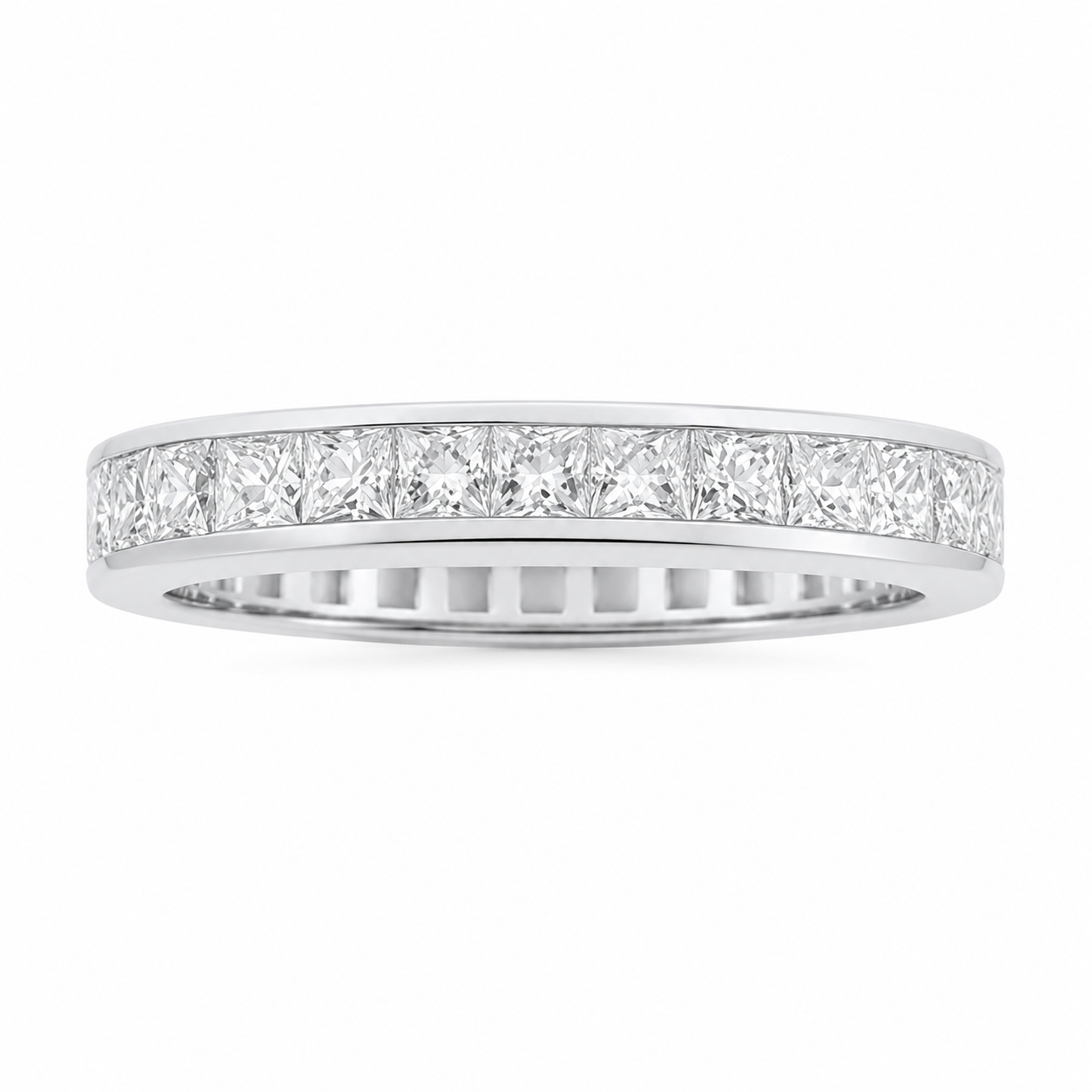 1.53 Carat Diamond 14K White Gold Ring