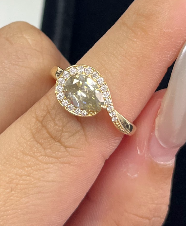 1.01 Carat Diamond 14K Yellow Gold Ring