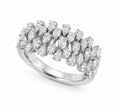 1.51 Carat Lab Diamond in 14K White Gold Ring