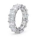 11.34 Carat Princess Cut Eternity Diamond Lab Ring 14K WG