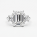 5 Carat Lab Diamond in 14K White Gold Ring