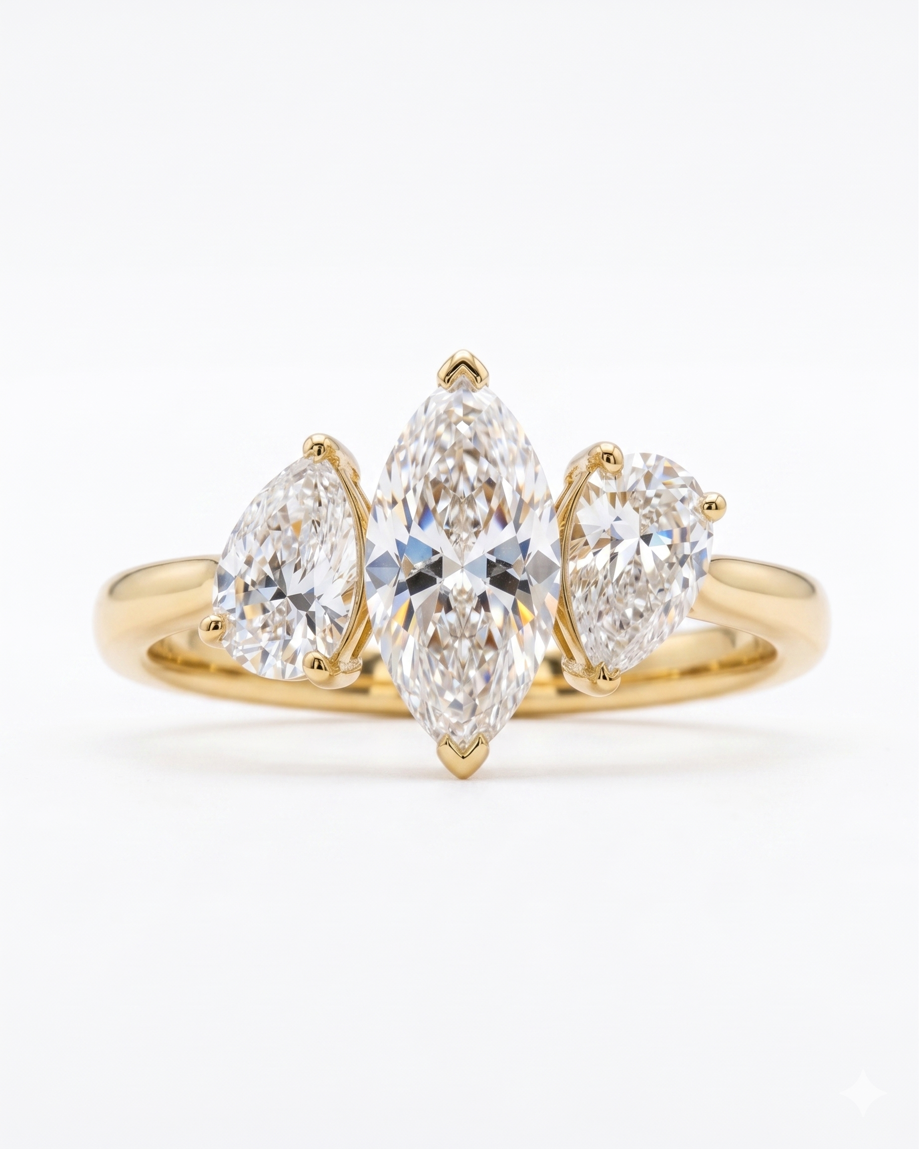 1.72 Carat Lab Diamond 14K YG Ring