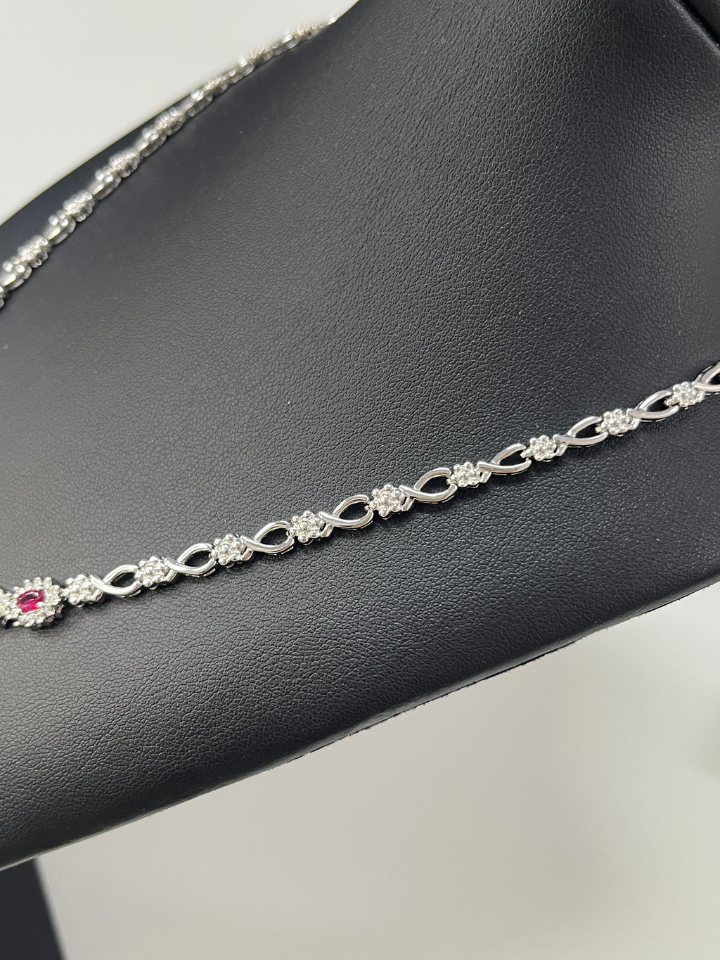 2.5 Carat Ruby in  14K WG Necklace