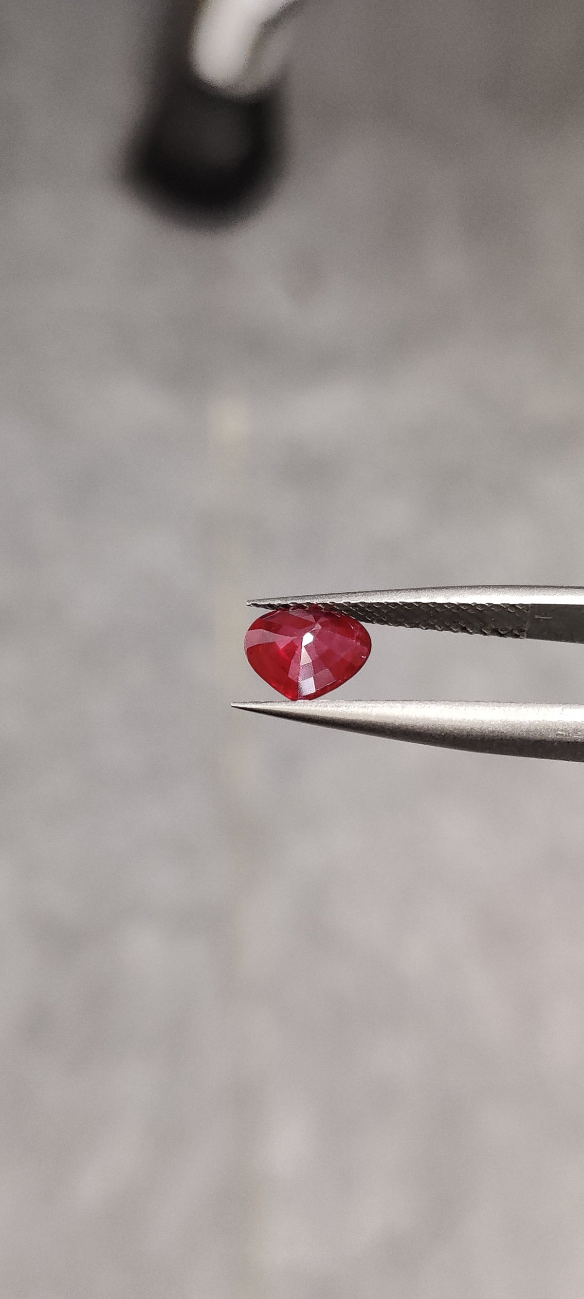1.04 Carat Pear Heat Burma Pigeon Blood Red   Ruby Loose stone