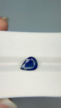 1.41 Carat Pear Blue Heat Sapphire Loose stone