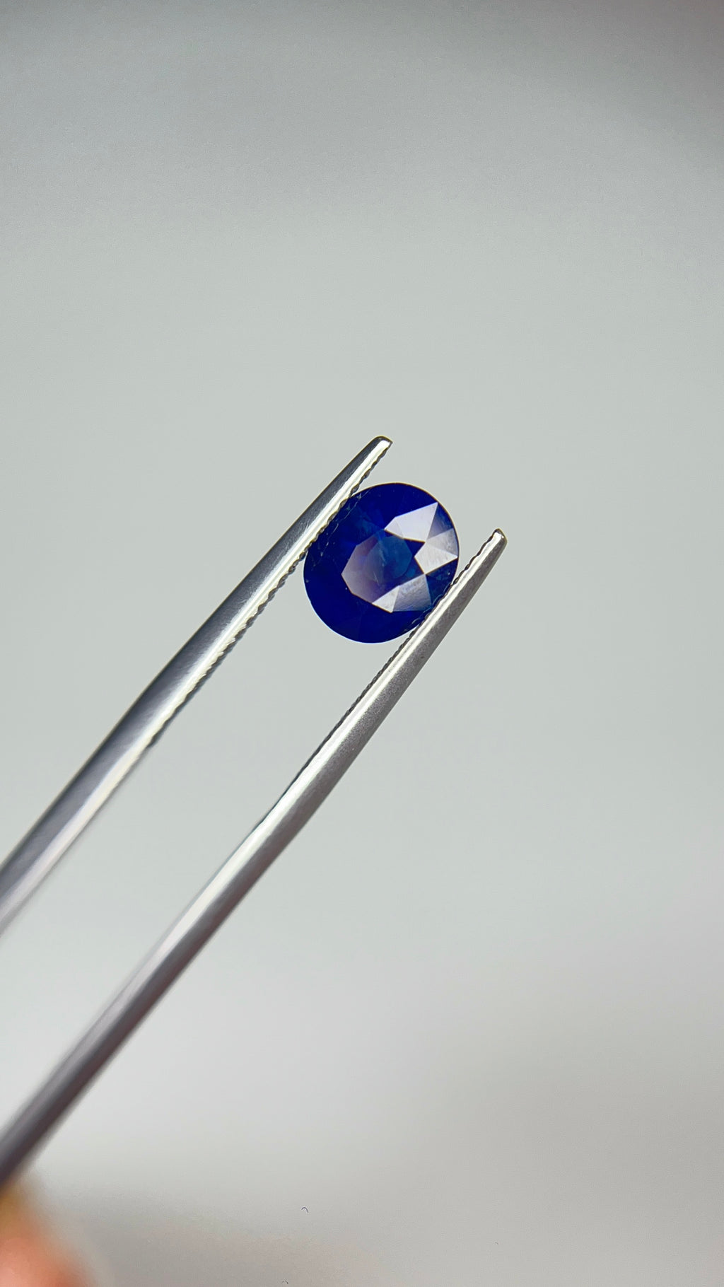 2.25 Carat Oval No-Heat Madagascar Blue Sapphire Loose stone
