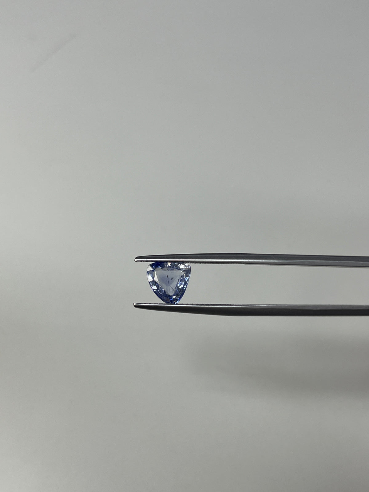 1.71 Carat Trillian cut Sri Lanka  Crystal Blue Heat  Sapphire Loose stone