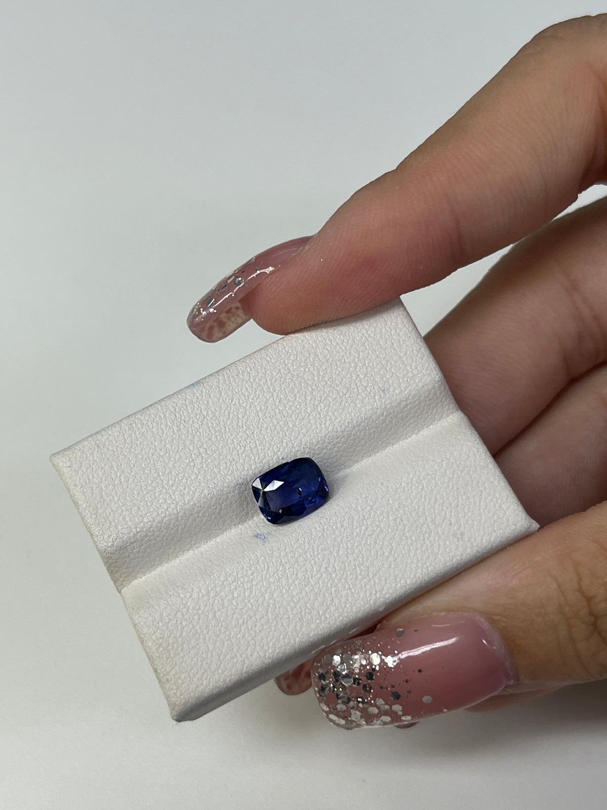 2.04 Carat Cushion	 No-Heat    Madagascar Blue  Sapphire Loose stone