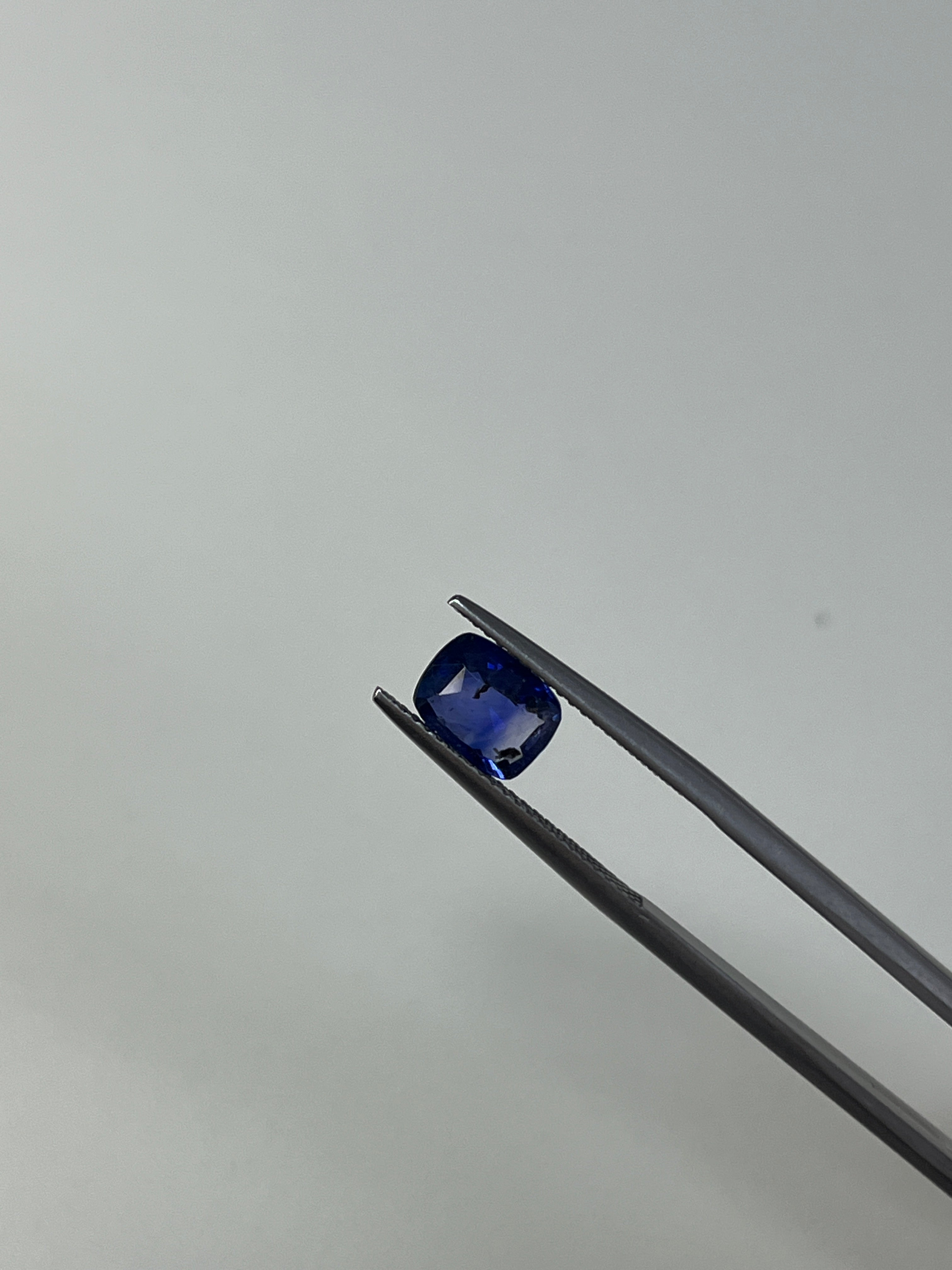 2.04 Carat Cushion	 No-Heat    Madagascar Blue  Sapphire Loose stone