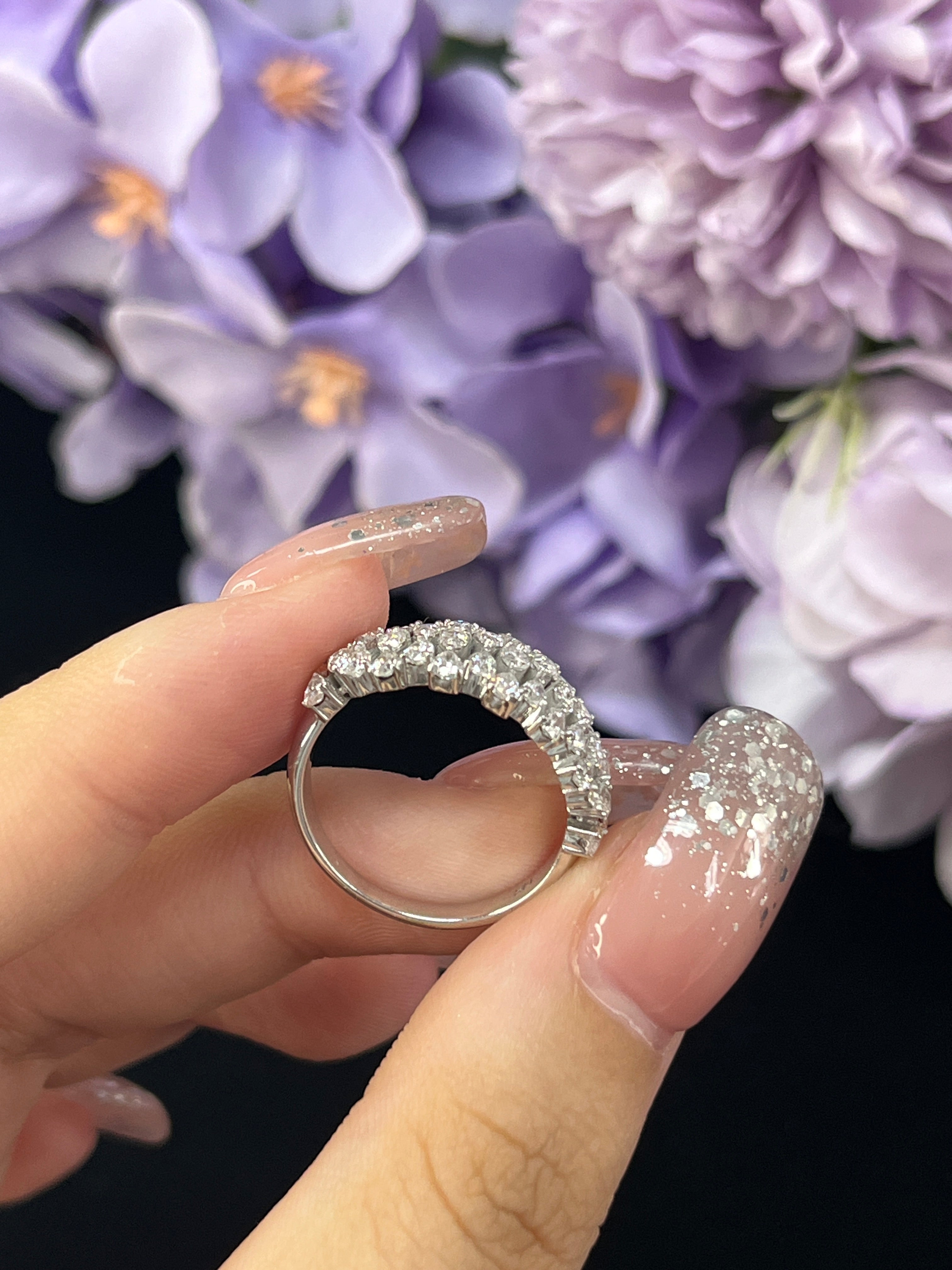 1.51 Carat Lab Diamond in 14K White Gold Ring