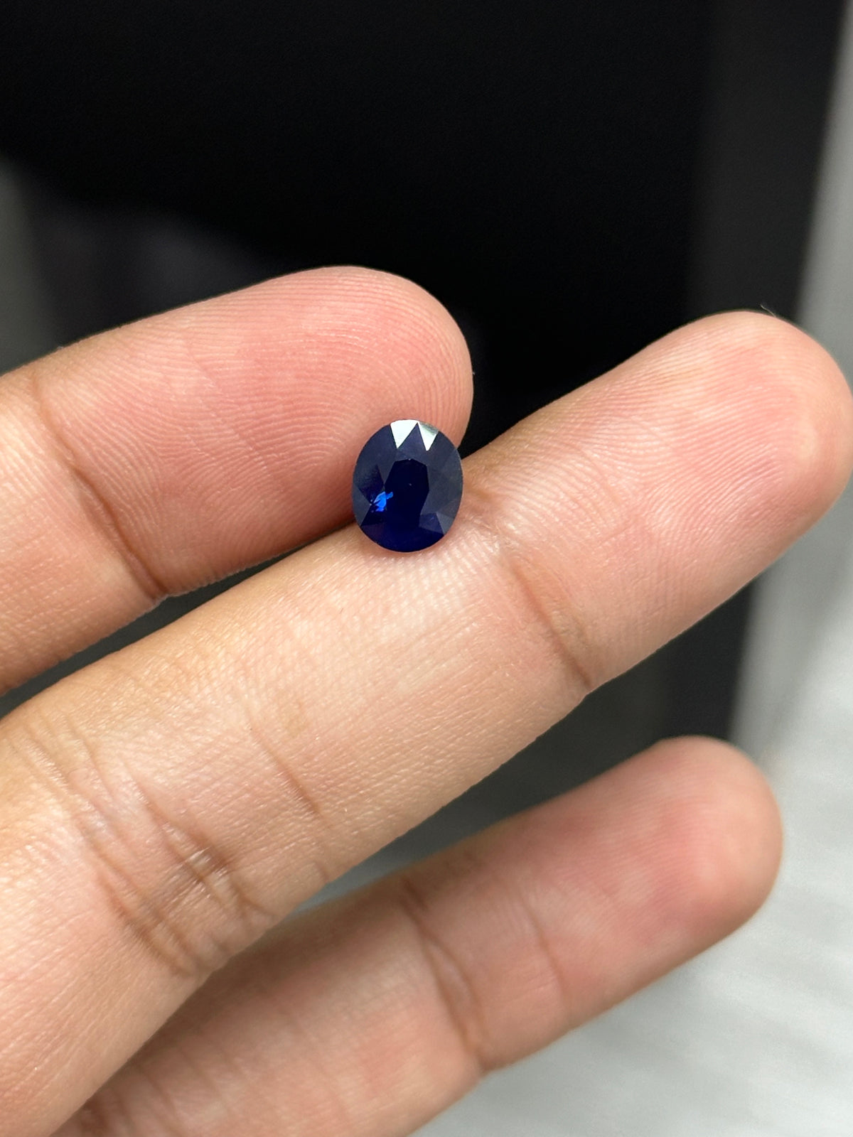 2.25 Carat Oval No-Heat Madagascar Blue Sapphire Loose stone