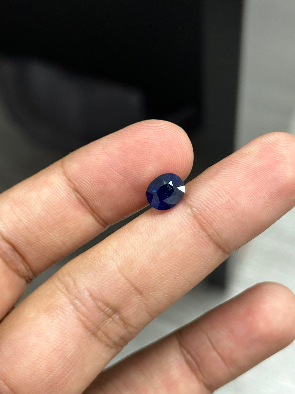 2.25 Carat Oval No-Heat Madagascar Blue Sapphire Loose stone