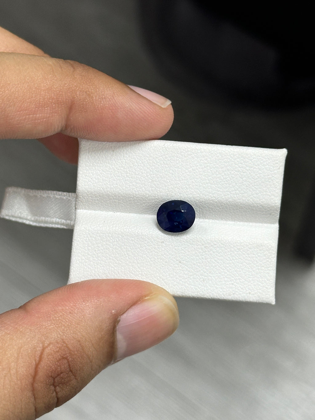 2.25 Carat Oval No-Heat Madagascar Blue Sapphire Loose stone