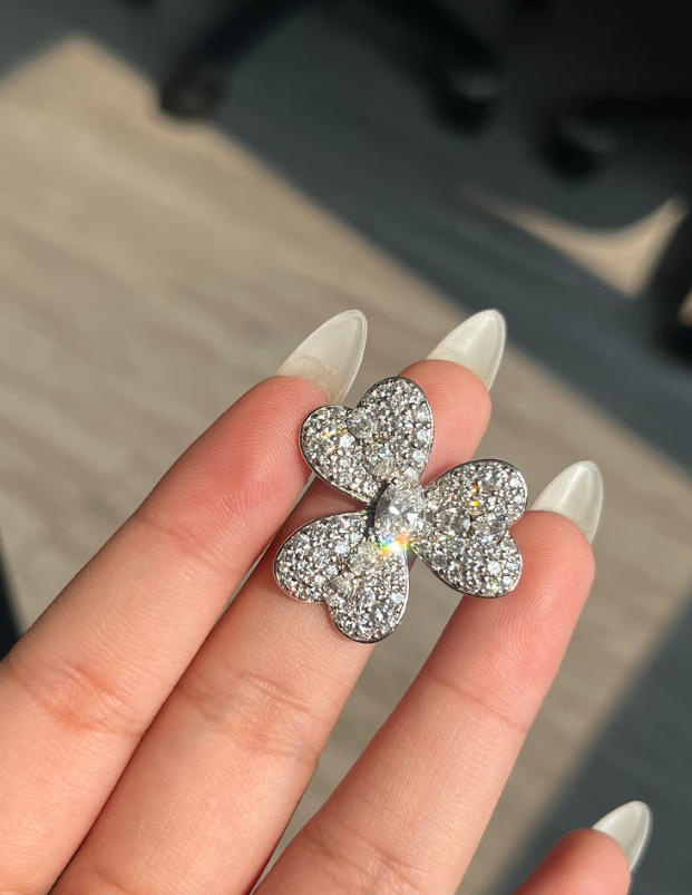 2.80 Carat Lab Grown Diamond Pendant in 14K White Gold