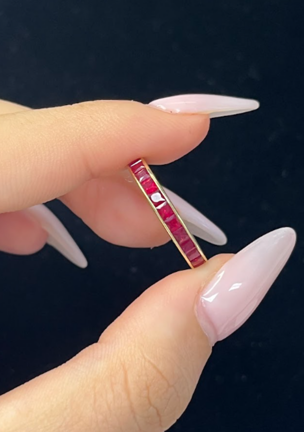 2.28 Carat Natural Ruby in 2.16  Grams 14K YG Ring