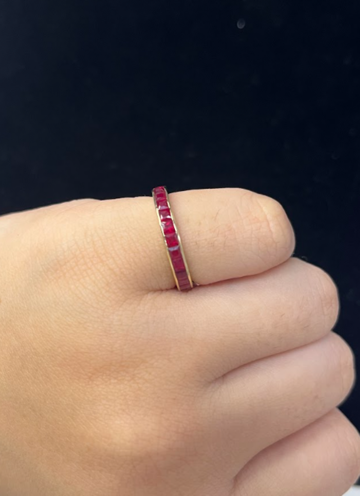 2.28 Carat Natural Ruby in 2.16  Grams 14K YG Ring