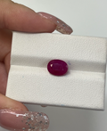 2.83 Carat Oval Heat Pinkish-Red Ruby Loose stone