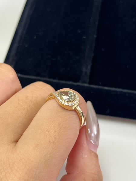 1.01 Carat Diamond 14K Yellow Gold Ring