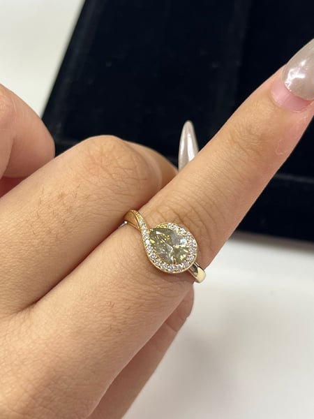 1.01 Carat Diamond 14K Yellow Gold Ring
