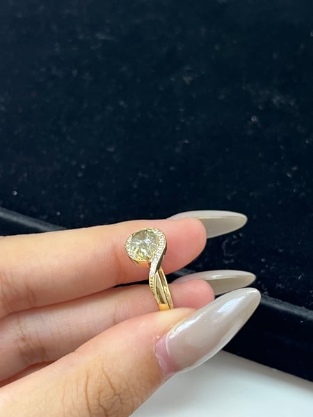 1.01 Carat Diamond 14K Yellow Gold Ring