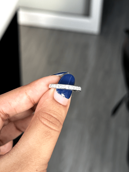1.53 Carat Diamond 14K White Gold Ring