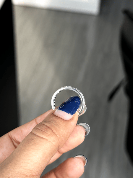 1.53 Carat Diamond 14K White Gold Ring