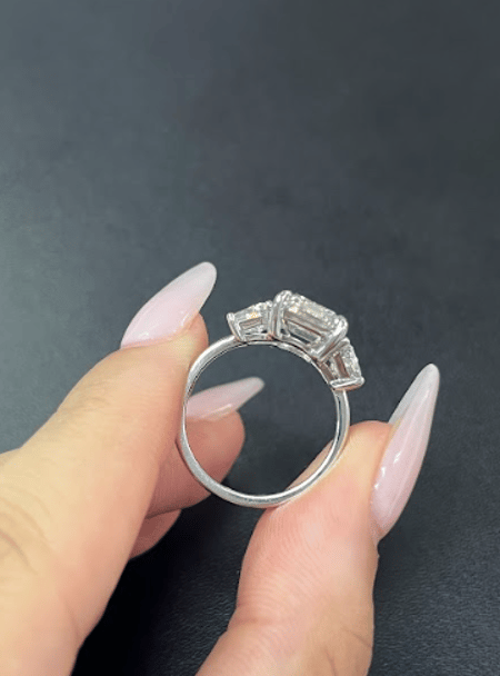 5 Carat Lab Diamond in 14K White Gold Ring