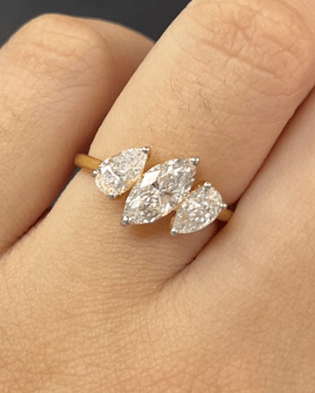 1.72 Carat Lab Diamond 14K YG Ring