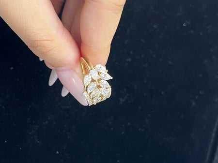 1.26 Carat Lab Diamond in 14K Yellow Gold Ring