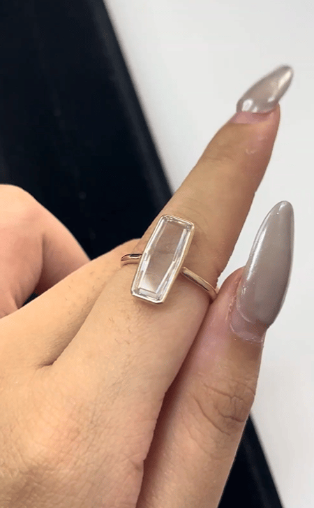 2.46 Carat Portrait Cut Lab Diamond 14K Yellow Gold Ring