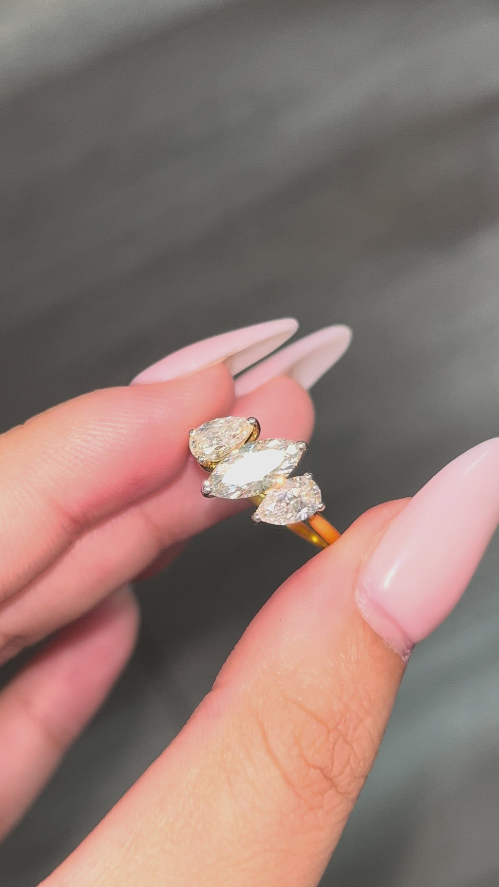1.72 Carat Lab Diamond 14K YG Ring