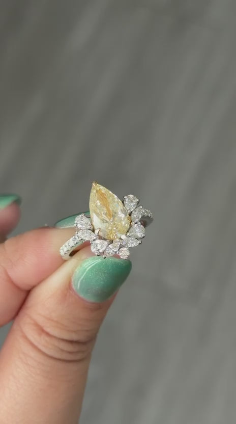 2.51 Carat Diamond in 18K WG ring