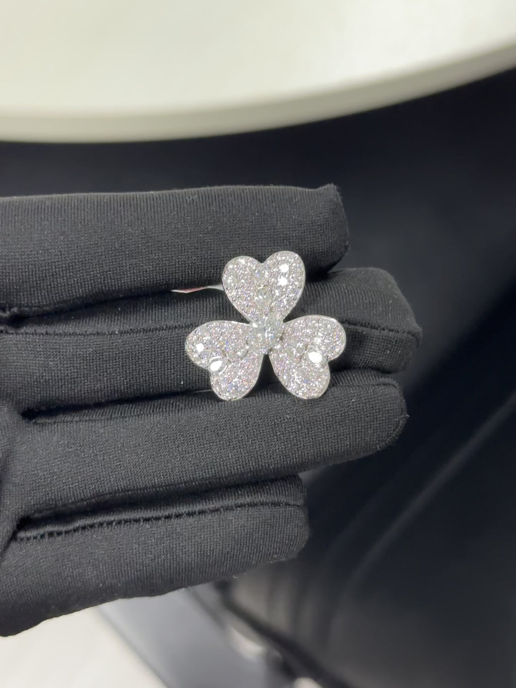 2.80 Carat Lab Grown Diamond Pendant in 14K White Gold