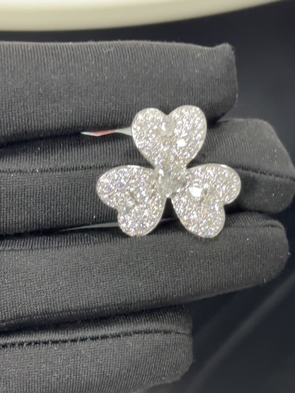2.80 Carat Lab Grown Diamond Pendant in 14K White Gold