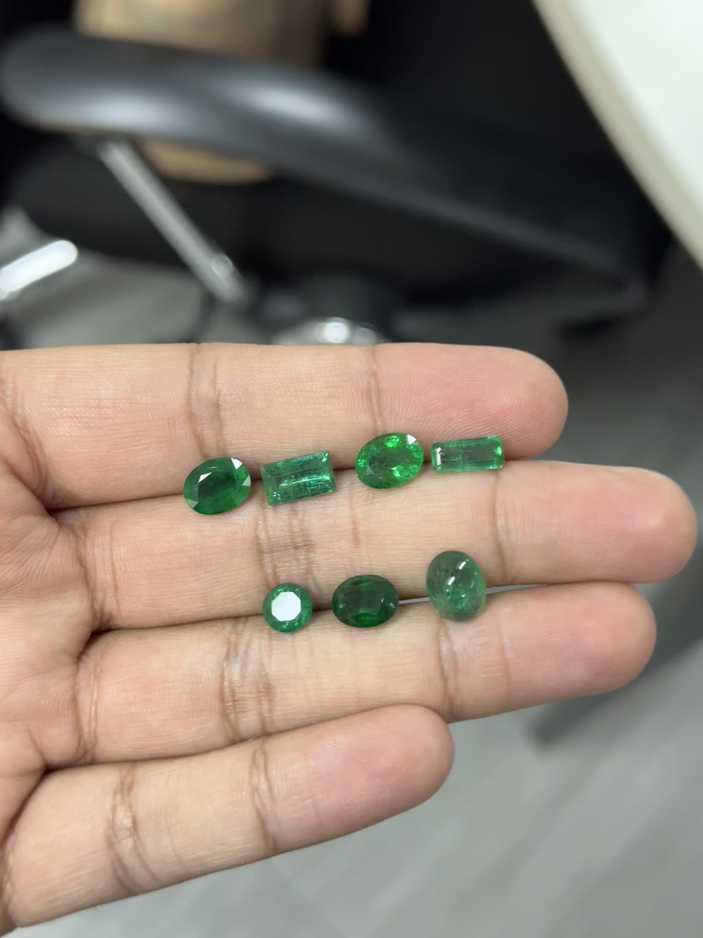 11.29 Carat Loose Gemstone Emerald Lot  Mix shape
