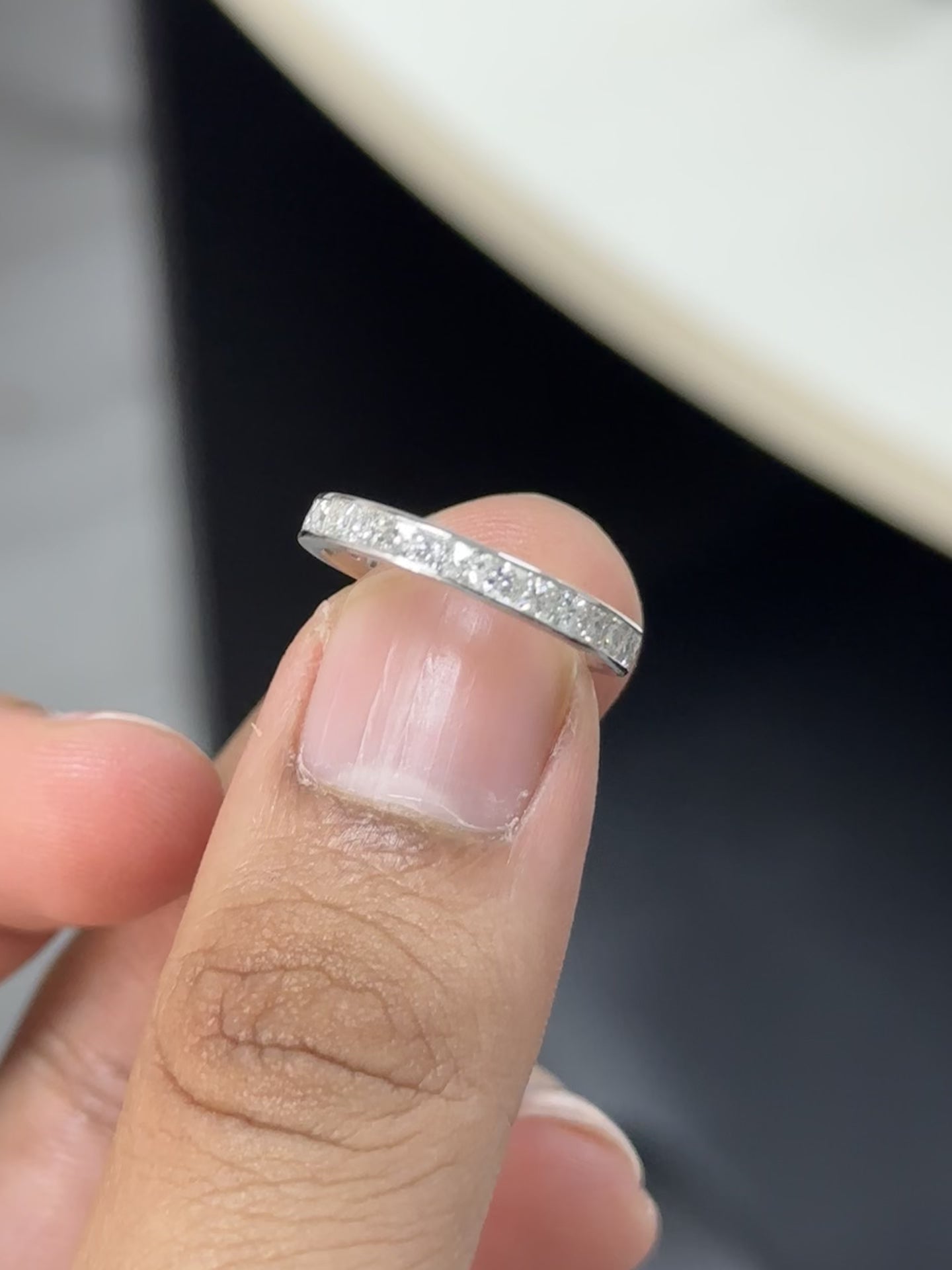 1.53 Carat Diamond 14K White Gold Ring